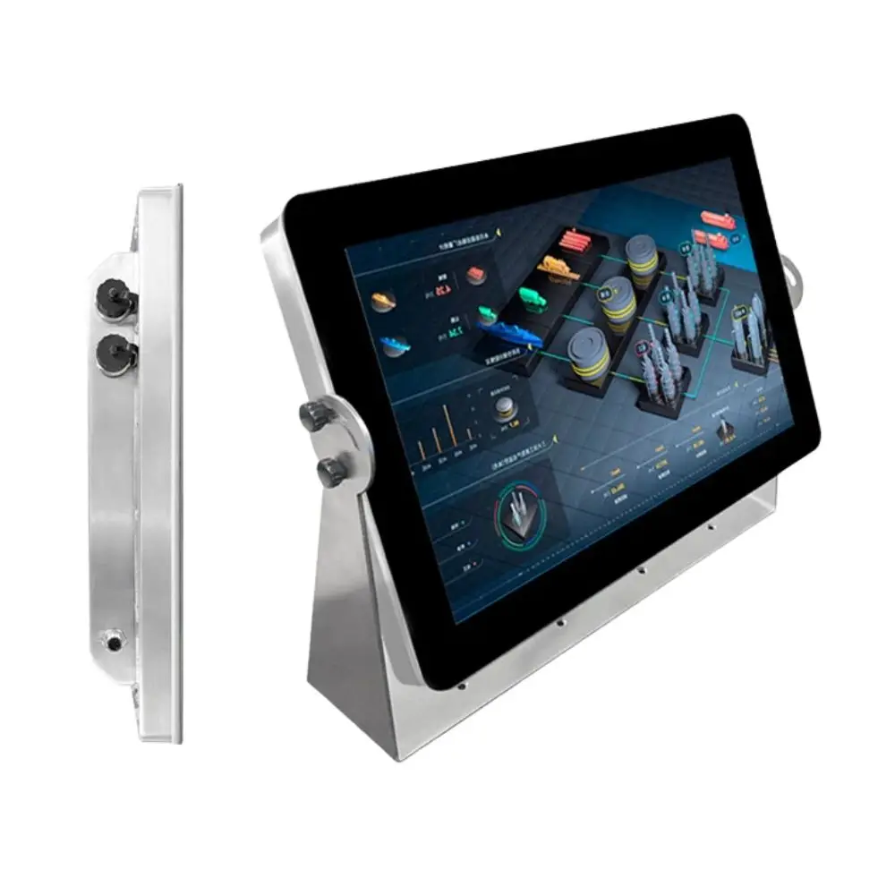 Industri Embedded Senke HMI Panel 15.6 21.5 Inch Touch Screen Wall Mount Industrial Screen Panel Pc