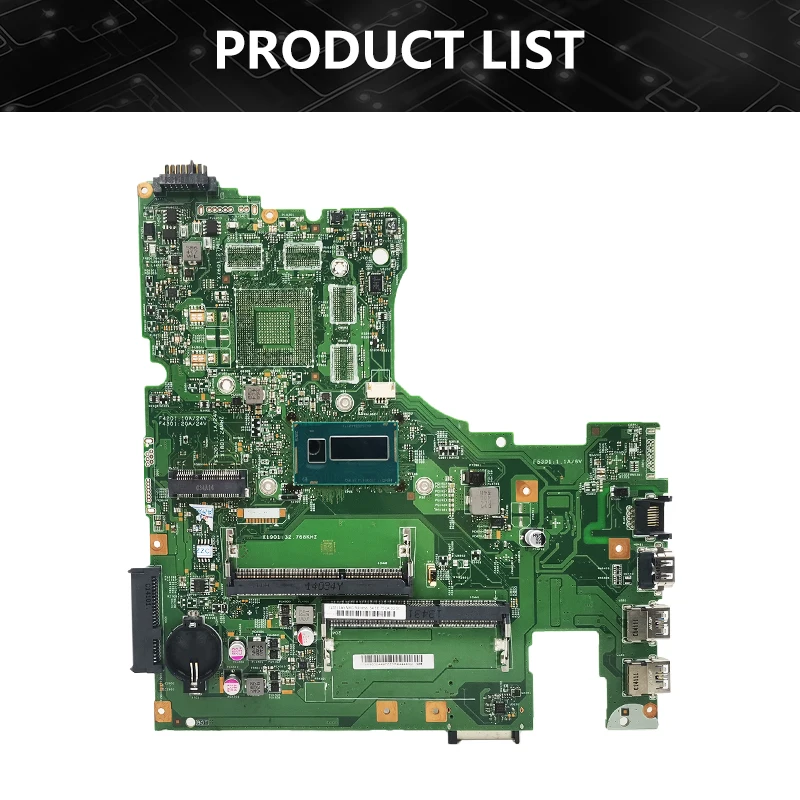 Untuk Lenovo S510P Motherboard Laptop dengan CPU I3-4010U 12293-1 48.4L106.011 Mainboard telah diuji sepenuhnya 15 inci