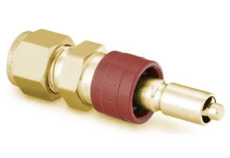 【 B-QC4-D-200 】 Quick Connector with Valve 1/8-inch Sleeve