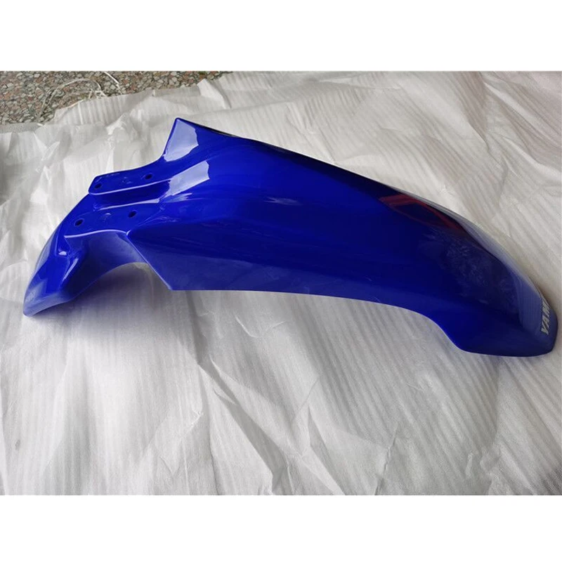 Переднее крыло мотоцикла для Yamaha Jianshe Motocross XTZ125 JYM125-9 xtz 125cc Dirtbike синее/белое оригинальное переднее крыло Переднее крыло мотоцикла для Yamaha Jianshe Motocross XTZ125 JYM125-9 xtz 125cc Dirtbike синее/белое оригинальное переднее крыло