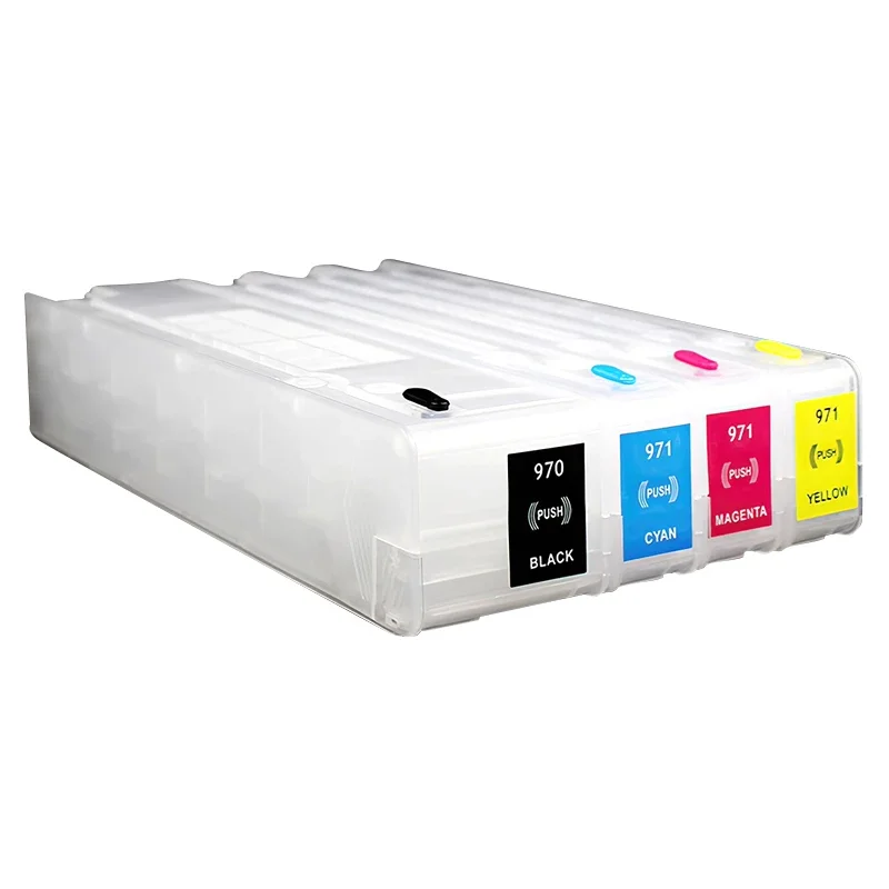 1set Refill Ink Cartridge No Chip For HP 972 973 974 975A 975X hp PageWide 352dw/377dw/452dw/477dw/552dw/577dw P55250dw/P57750dw