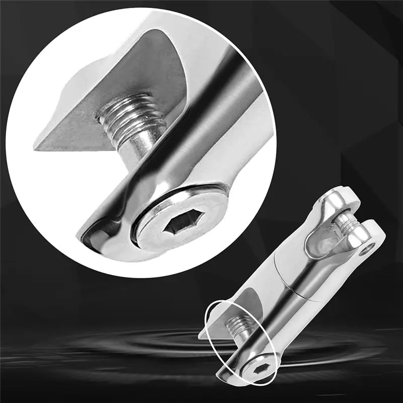 Easy To Use Stainless Steel Boat Anchor Swivel Connector Marine Grade Heavy Duty Anchor Chain Swivel (1/4Inch-5/16Inch) Durable