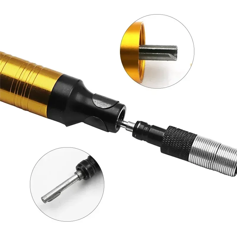 Grinding Extension Small Drill Tube Clamping 0-6.5mm With Tube Electric Flexible Size Wrench Tool Hand Shaft For Tube Shaft