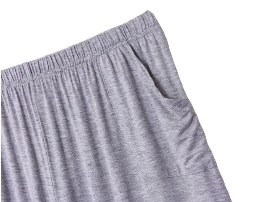 plus size big 9XL 10XL 11XL men Shorts Modal cotton summer soft Comfortable navy blue Elastic waist loose shorts thin Breathable