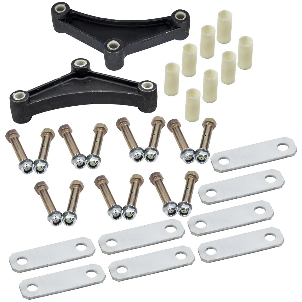 

Tandem Axle Suspension wear parts For Greasable shackles Trailer 3" Shackle Kit