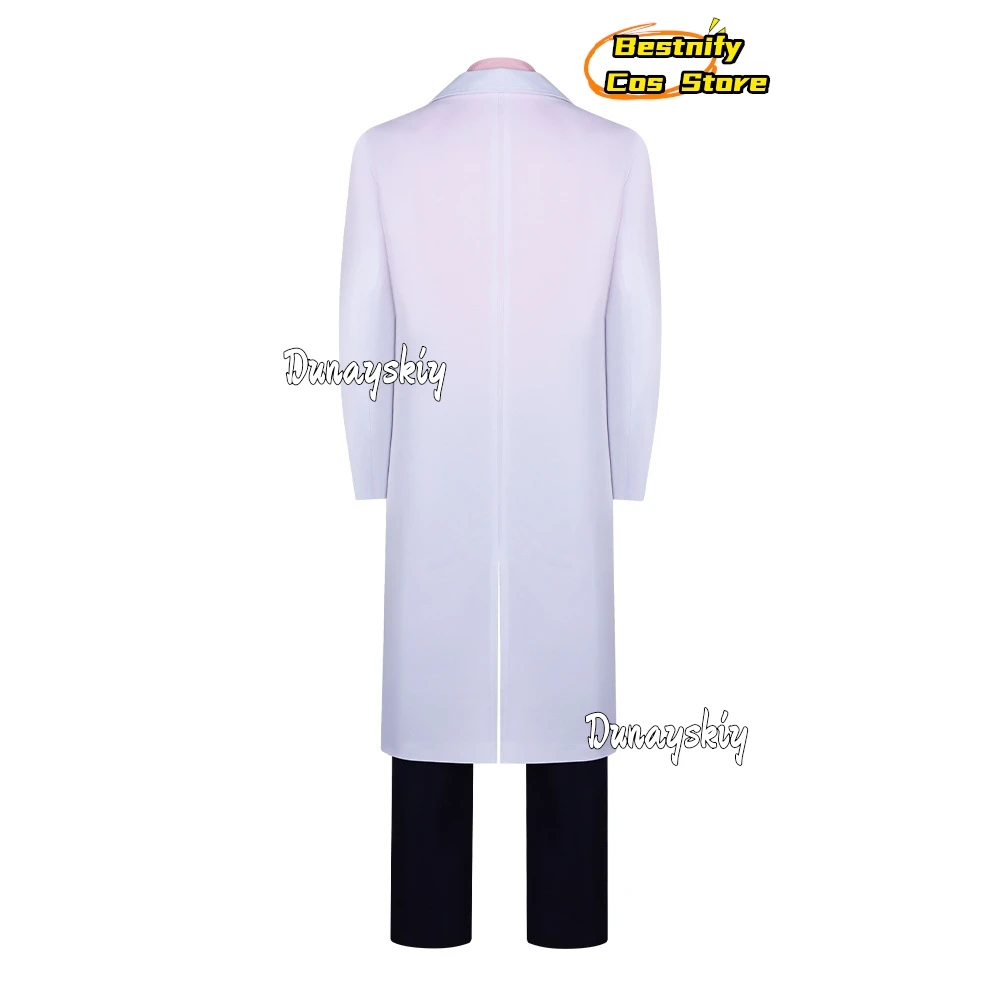 أنيمي 3-Z GINPACHiI SENSEI تأثيري ساكاتا المعلم زي {Bestnify Cos} معطف أبيض الوردي قميص التعادل نظارات مجموعة هالوين تمويه