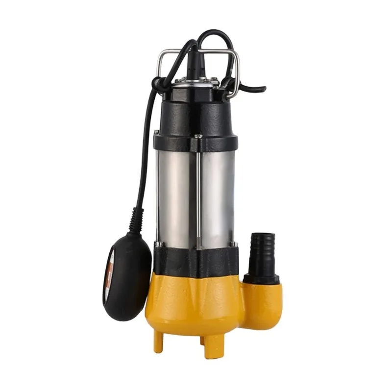 370W Agricultural Stainless Steel Sewage Pump Home Submersible Pump with Float Automatic High Head Water Pump