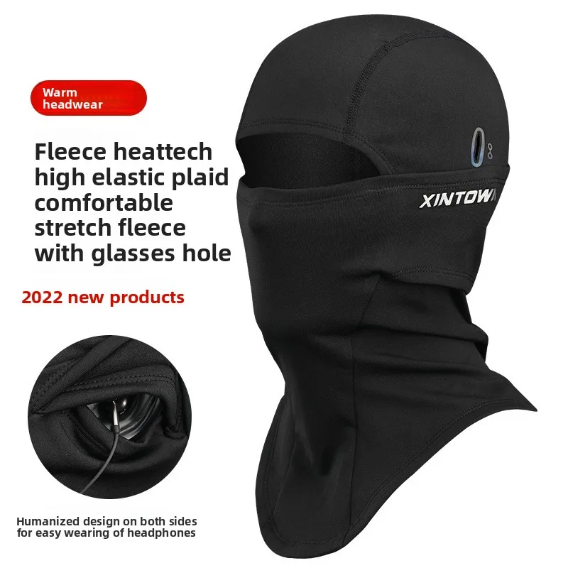 XINTOWN Thermal Balaclava Fleece Lined Cycling Face Mask Windproof Winter Ski Mask Helmet Liner Neck Cover
