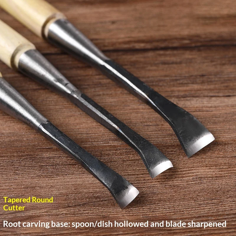 1Pc Elbow Chisel Wood Carving Knife Dig Hole Spoon Tool for Woodworking Craft Dish Tray