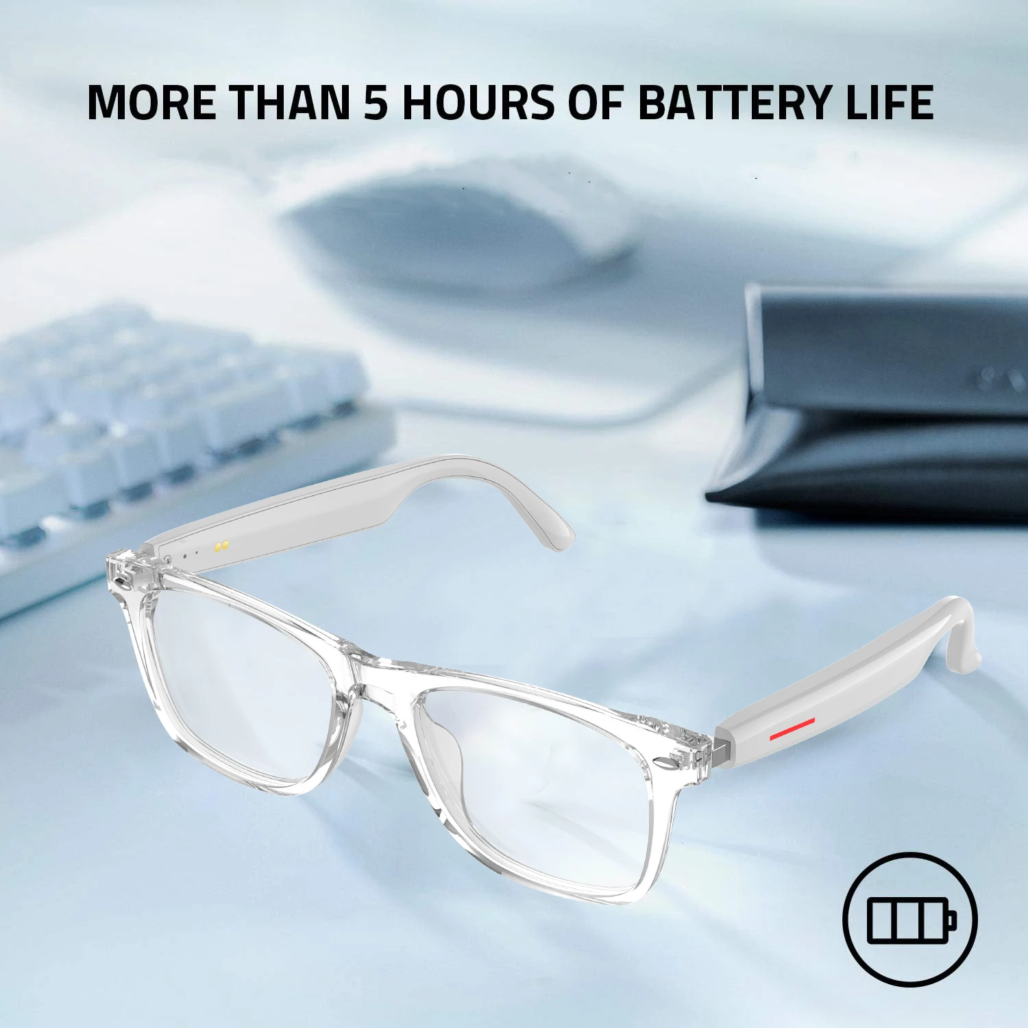 2025 رائجة البيع SENBONO E13-C النظارات الشمسية الذكية حر اليدين دعوة سماعة رأس للموسيقى مكافحة الأزرق النظارات اللاسلكية BT صوت الزجاج الذكي