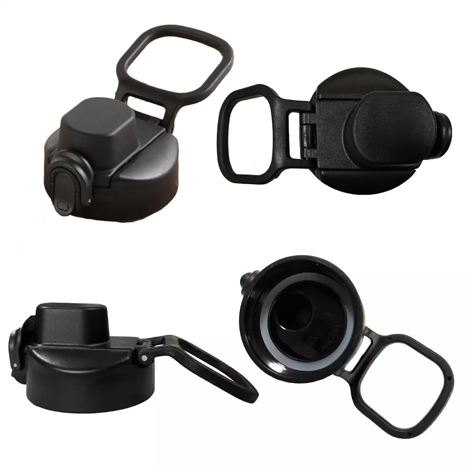 Auto Spout Lid Replacement, Safe Convenient Water Bottle Caps, Top Replacement Lid for School Running Gym & Outdoor Travel - view 3