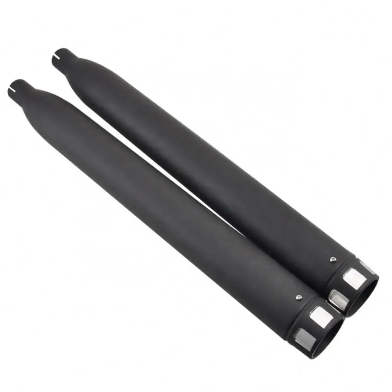 Cafe Racer 4" Auspuffabsaugungssystem Spitzenschalldämpfer für Motorrad Harley Touring FLH FLT 95-Up