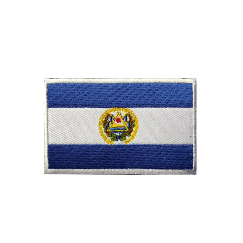 Chile Brazil Mexico Panama Argentina Cuba National Flag Patch Embroidery Badge Embleminsignia Armband Embroidered Hook&loop