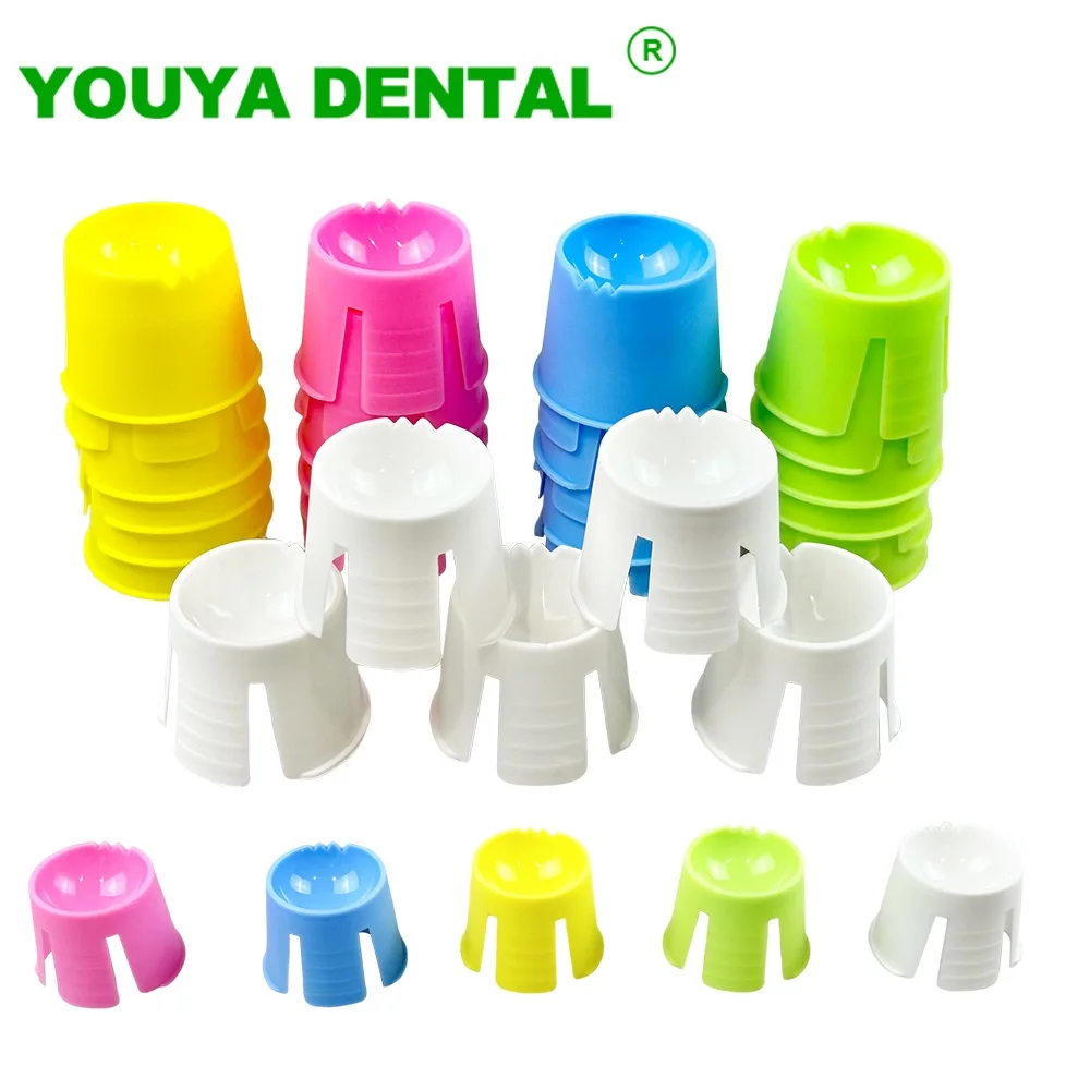 

100pcs Dental Mixing Bowl Cup Multifunctional Stir Plaster Material Mixing Bowl Disposable Dishes Dentistry Laboratory Tools