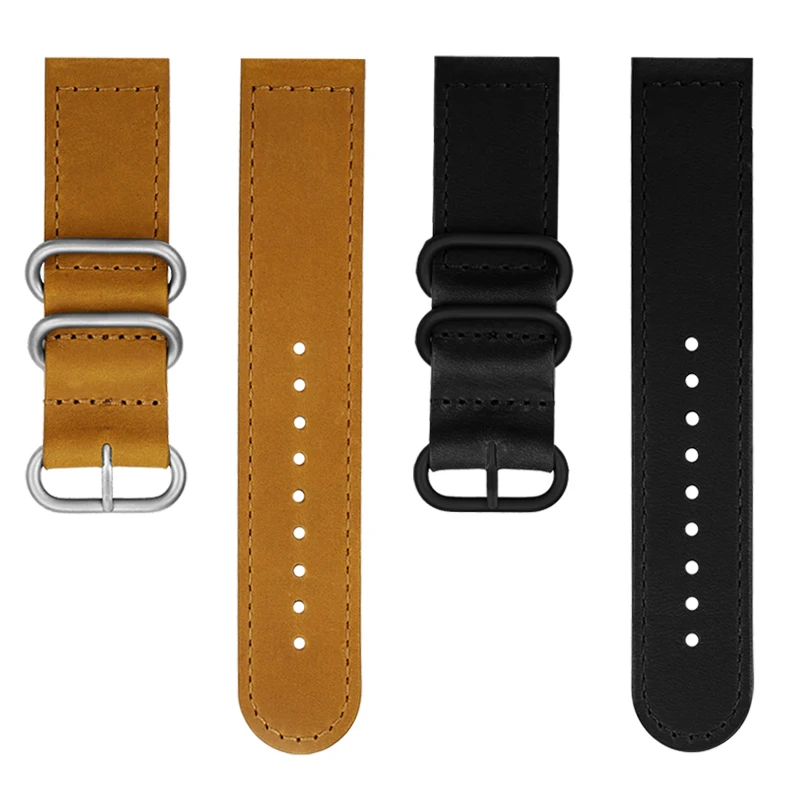 For Casio PROTREK PRG-650 PRG-600 PRW-6600Y vintage genuine leather Watch strap steel ring brown blue bracelet men accessories