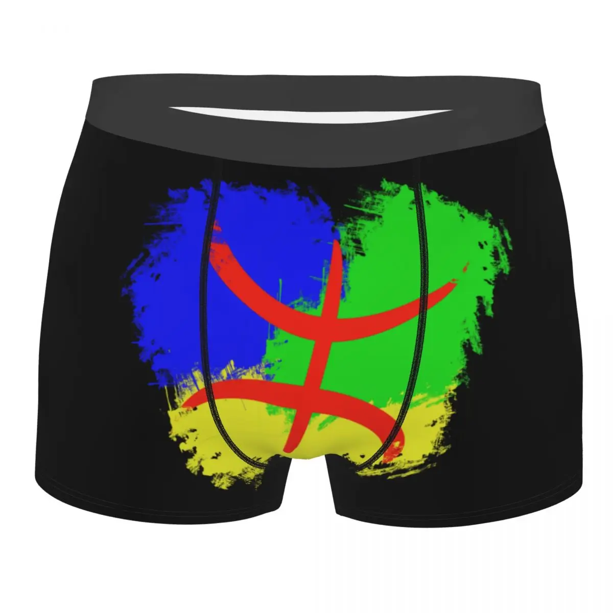 

Мужские трусы с принтом флага амазигов, сексуальные, на заказ, в берберском стиле, боксеры, трусики