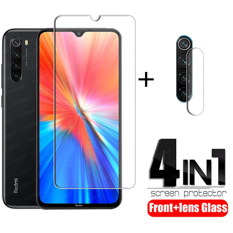 For Xiaomi Redmi Note 8 2021 Glass For Redmi Note 8 Screen Protector Phone Film HD Tempered Glass For Redmi Note 8 Pro Lens Film