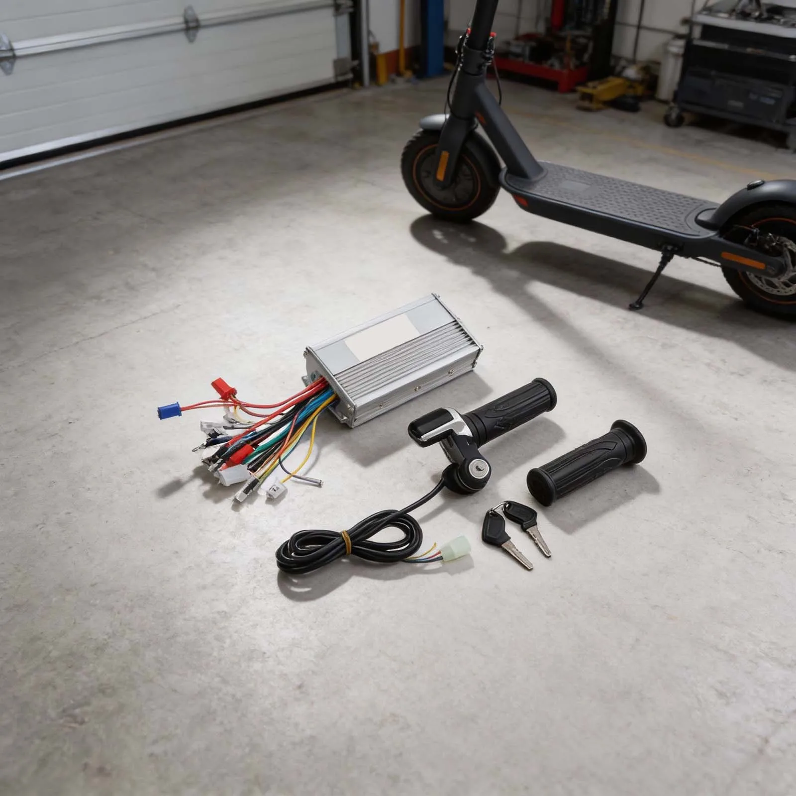 

Комплект контроллера для электровелосипеда 36В/48В/64В/72В 500Вт с ЖК-дисплеем, ручкой газа и бесщеточным контроллером, аксессуары для электровелосипедов