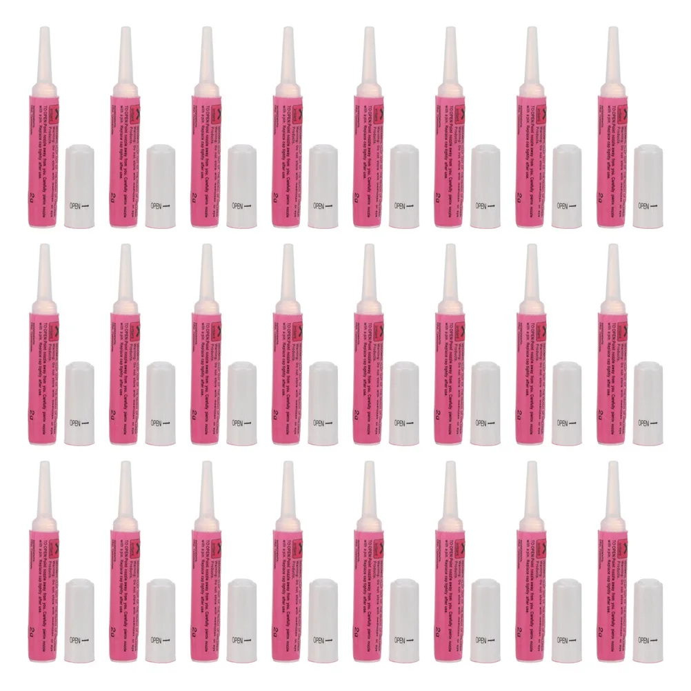 กาวติดเล็บแห้งเร็ว 30 ชิ้น สำหรับงาน DIY ทำเล็บมือแบบมืออาชีพ กาวสำหรับตกแต่งเล็บ กาวติดเล็บ