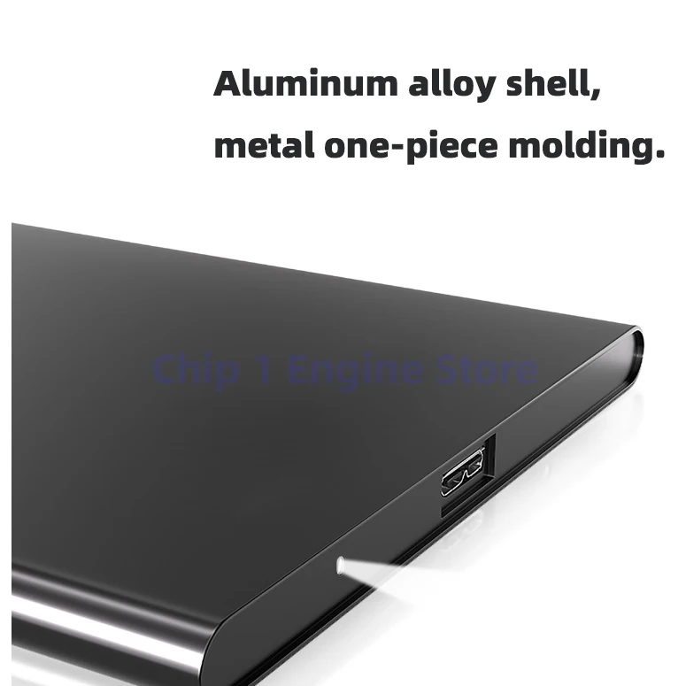 Disco rígido portátil usb3.0 de 500gb, disco rígido mecânico externo de grande capacidade para laptop, conexão de telefone móvel de 2.5 polegadas