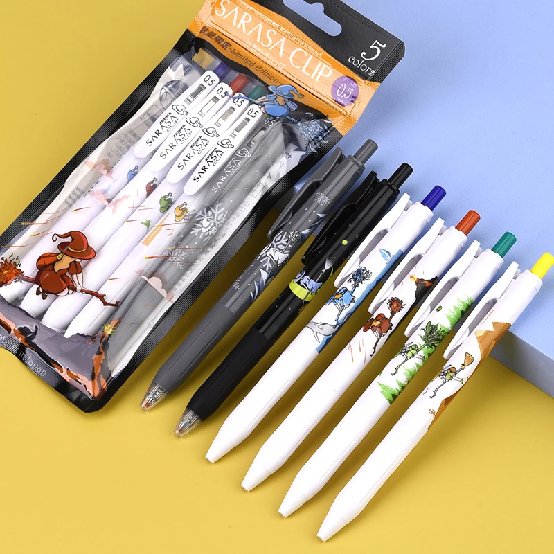 1 Pcs ZEBRA Magical Girl Limited Gel Pen JJ15 Witch Japanese Magical Girl Fantasy Journey Push Action Water Pen 0.5mm Stationery