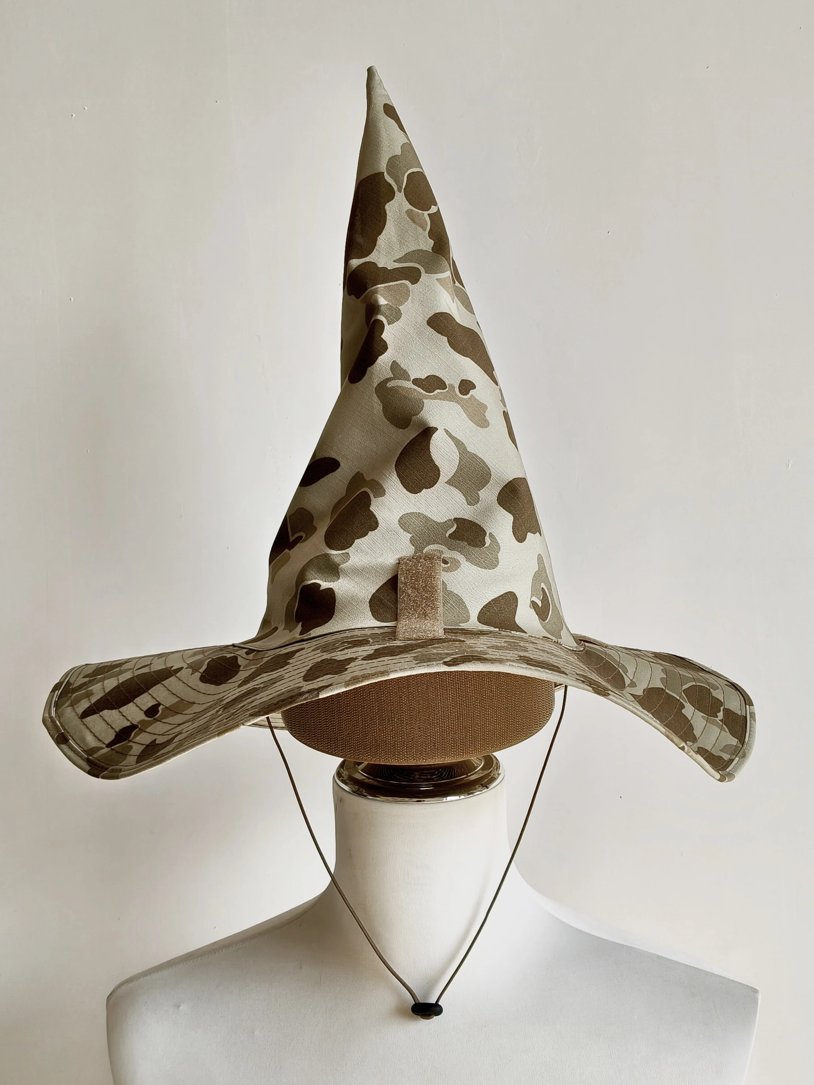 Magic Wizard Hat Tactical Camouflage Hunting Boonie Hat Airsoft Wizard  Brim Sun Cap for Outdoor Cosplay Fishing Camping Hiking view 6