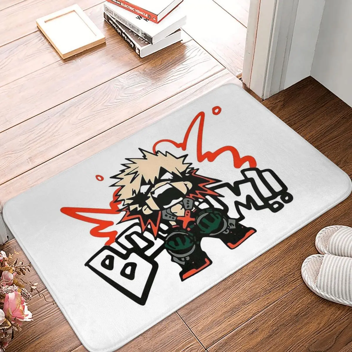 Dancing Kobeni Chainsaw Man Devil Anime Doormat Kitchen Entrance Home Floor Mat Non-slip Carpet Rug for Living room Footpad Mats