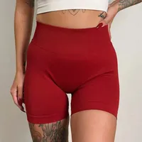 VEQKING Seamless Women Yoga Shorts Hip Lift Impact Sport Legging Tight Fit Gym Shorts Quick Dry Scrunch Butt Workout Shorts