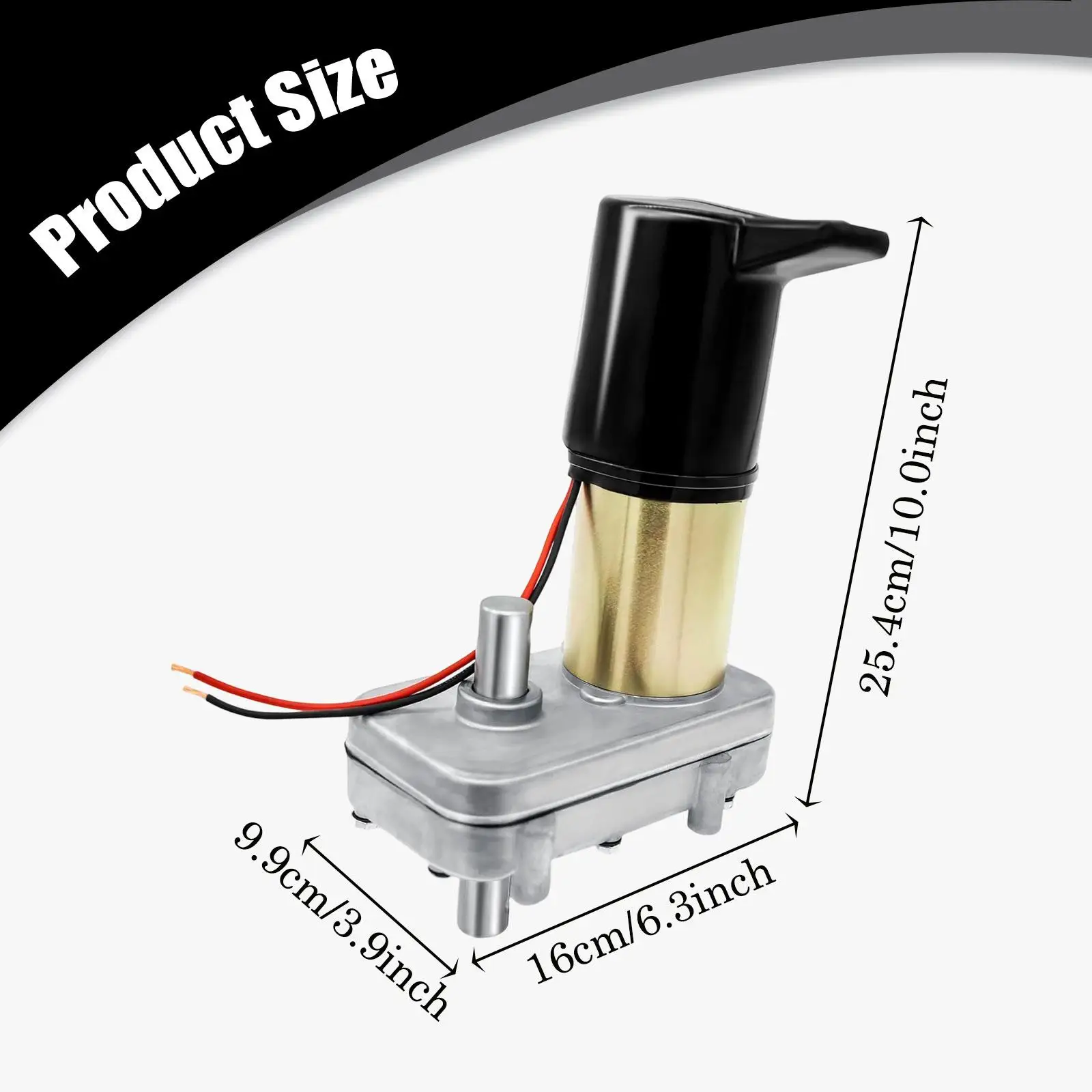 High Performance RV Slide Out Motor Gearbox Aluminum Replacement Gear for Motorhome Campervan Accessories