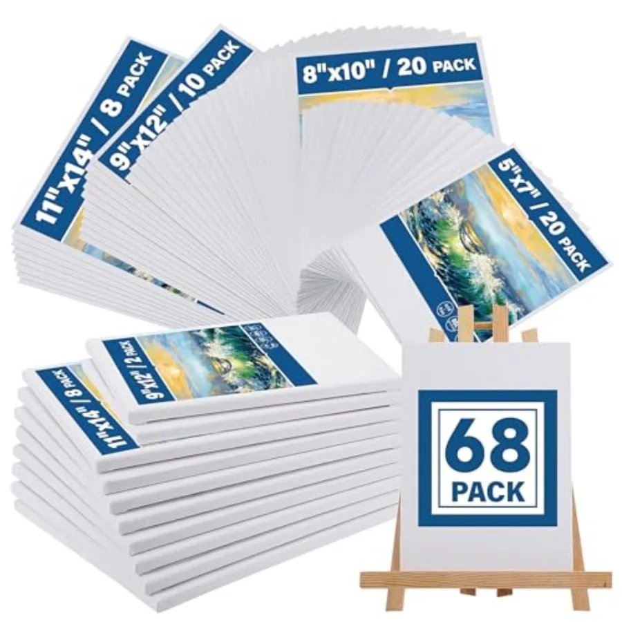

Boards for Painting, es for Painting with 9 x 12, 11x14, Panels Set Boards with 5x7, 8x10, 9x12, 11x14, 68 Value Pack for Acryl