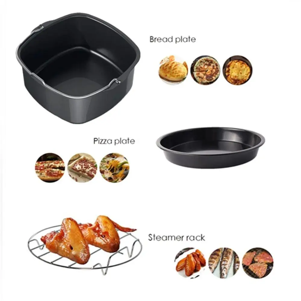 Durable 7/8inch Cake Mold Non Stick Bread Pizza Pan Roasting Basket Large Capacity Cake Tools