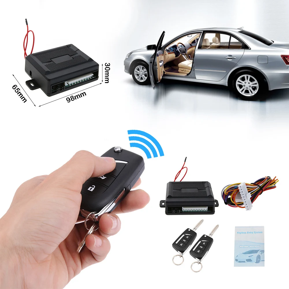 Vehicle Keyless Entry System Multifunctional Keyless System Remote Control Car Alarm Systems Central Locking Car Repairing Parts