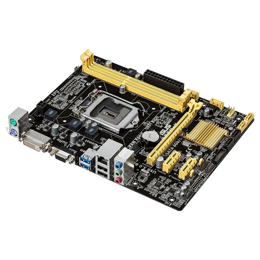 Asus B85M-K základní deska podpora jádra i7/core i5/core i3/pentium/celeron LGA1150 2xddr3 1600mhz 16gb uatx H85 základní deska