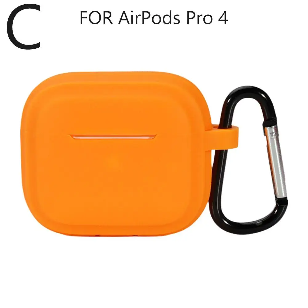 حافظة واقية من السيليكون لسماعات أبل 4 ، غطاء مضاد للسقوط ، سماعات أذن رفيعة للغاية ، واقي مضاد للخدش ، S4K0