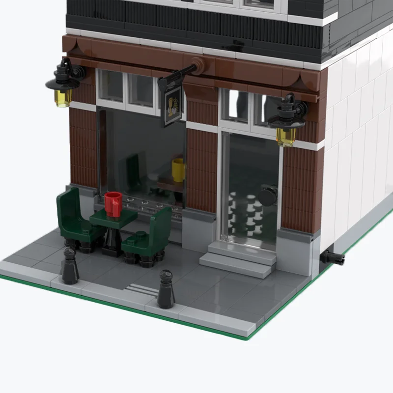 1982 PCS Edificio modulare a prezzi accessibili Amsterdam Canal House Nr 6 Modello MOC Building Block Mattoni Giocattolo fai da te Compleanno Personalizza Regalo