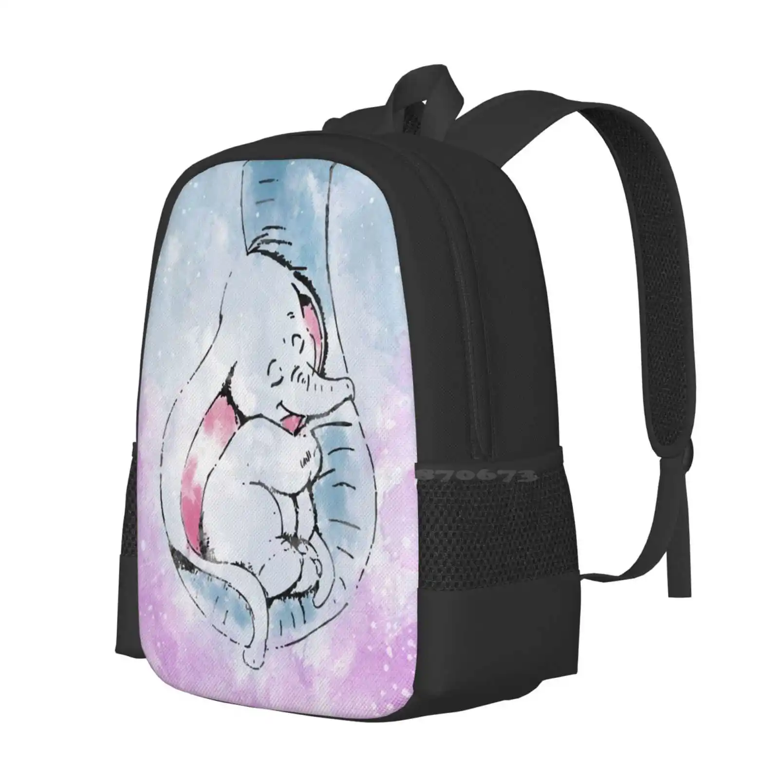 Mochila con diseño de elefante y mariposa para madre y bebé, morral a la moda, gran oferta