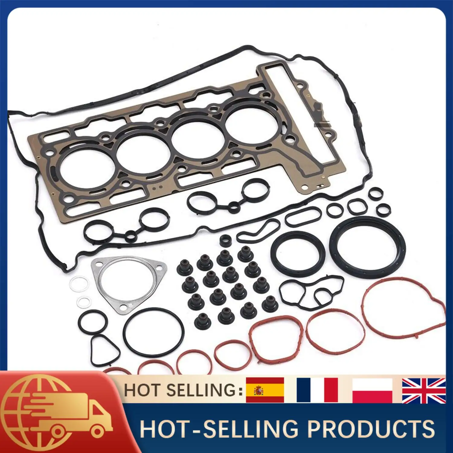 

Комплект уплотнений для капитального ремонта двигателя для MINI Cooper S JCW R55 R56 R57 R58 R59 N14B16A N14B16C 1,6 Ремонтный комплект турбодвигателя