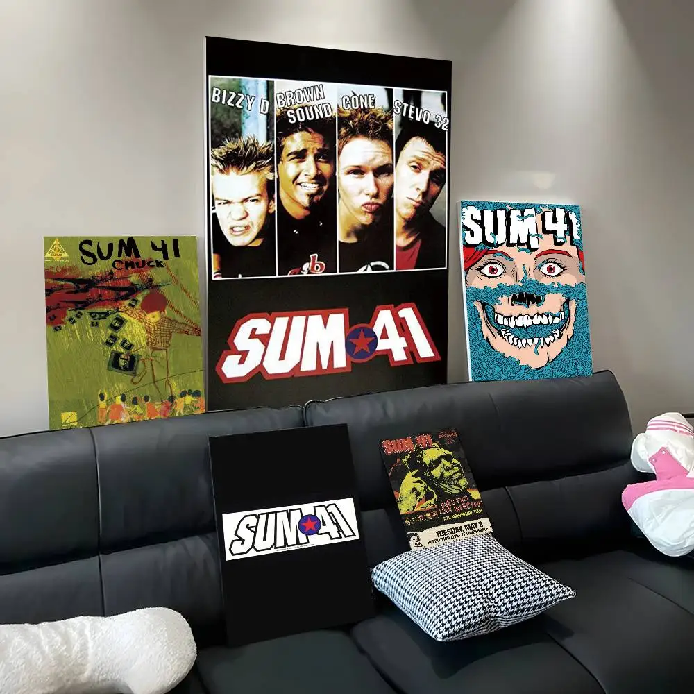 BAND S-Sum 41 Poster Print A5 A4 A3 A2 Wall Art Decor For Room Office Gift For Fans