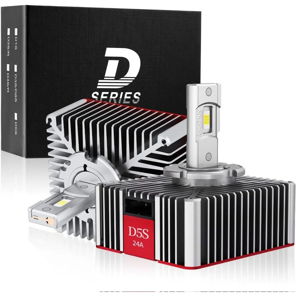 

D5S LED Light Bulbs 38000LM +600% Brightness,120W High Power,6500K Cool White For 2016-18 Silverado,19-20 Chevy equinox, Plug an