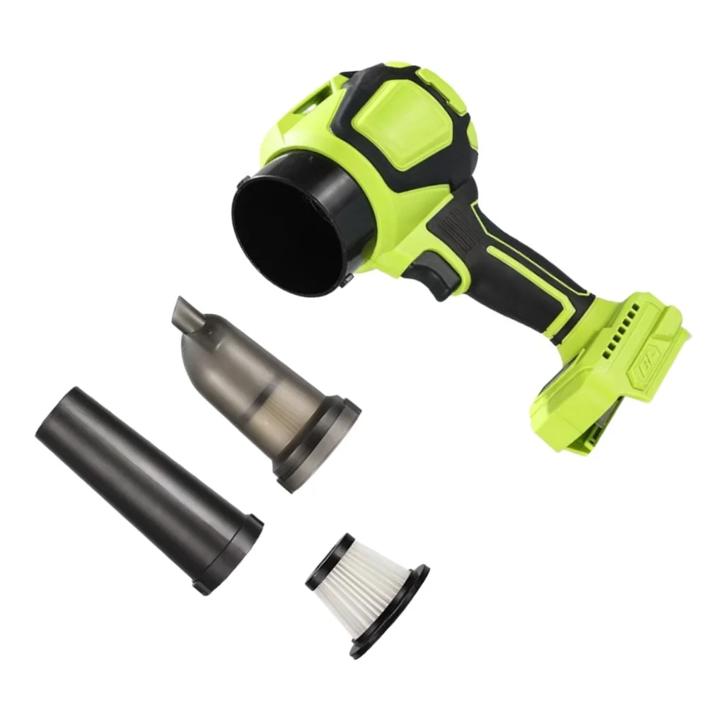 Cordless Vacuum Cleaner 30000RPM Air Duster Leaf Blower For Snow Removal Dust Cleaning Sofa Yard ABS Black Power Tool