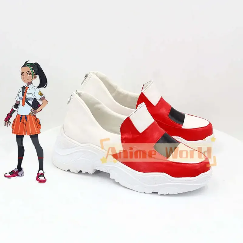 Nemona Scarpe Cosplay Stivali Festa di Halloween Pelle PU Realizzati su misura