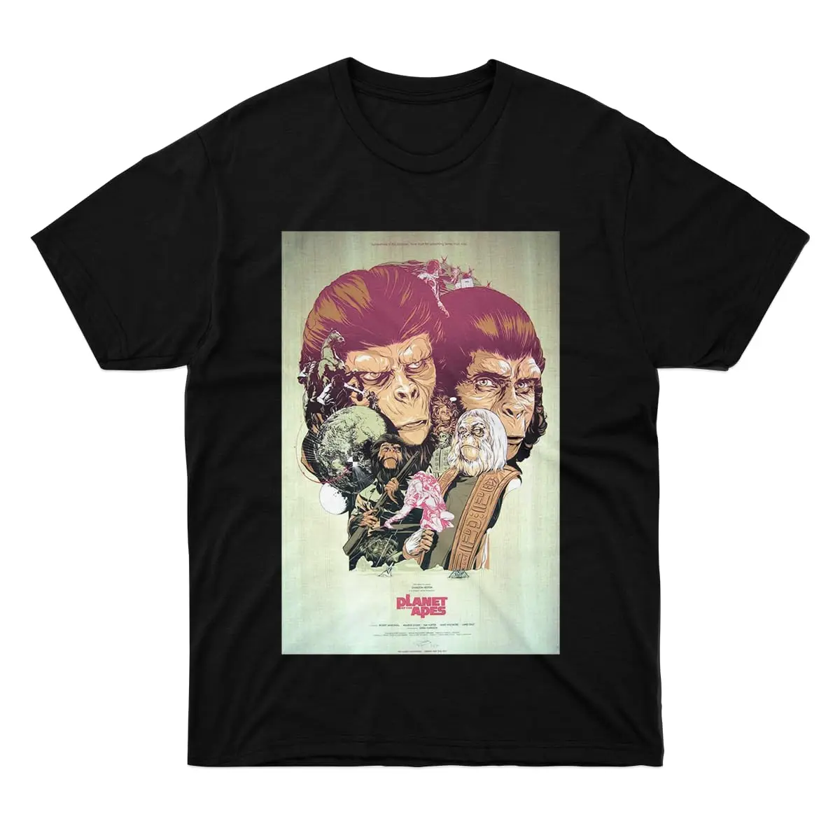 Футболка Мужская/женская с принтом планеты, рубашка с коротким рукавом и принтом обезьяны для мальчиков и девочек, семейная футболка унисекс, новинка для больших торжеств