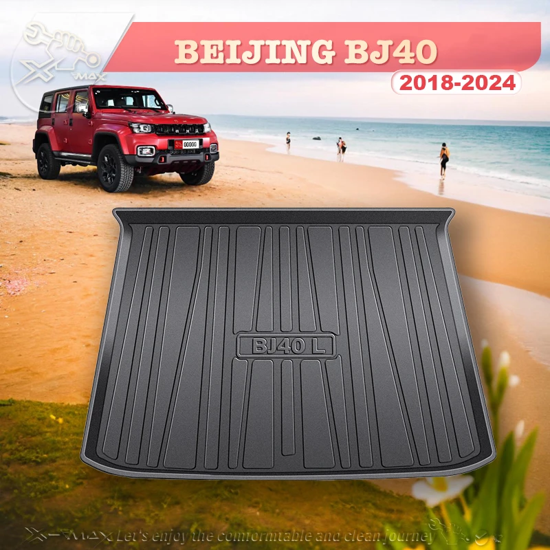 

For BEIJING BJ40 2018-2024 Custom Fit Car Trunk Mat All Season Black Cargo Mat 3D Shaped Laser Measured Trunk Liners