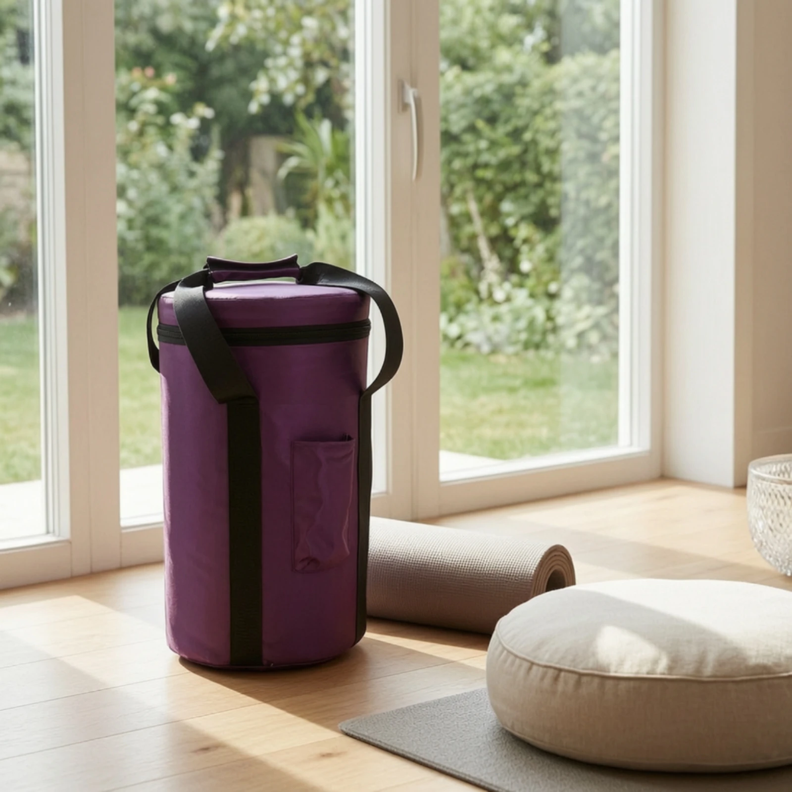 Etui-pour-bol-chantant-avec-poche-laterale-sac-de-transport-pour-bol-chantant-avec-fermeture-eclair-sac-cylindrique-avec-bandouliere-portable