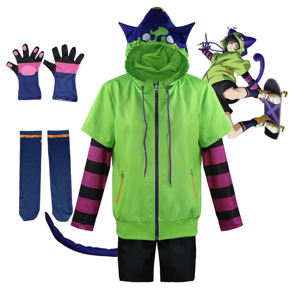 Costume de cosplay Chinen Miya, tenue de SK8 The Infinity, uniforme élégant, costume pour Halloween et carnaval, tenues originales.