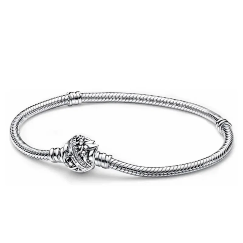 رائجة البيع 100% 925 فضة ميكي ماوس ميني سلسلة صالح الأصلي ديزني سوار Charm لتقوم بها بنفسك النساء غرامة مجوهرات حفلة هدية