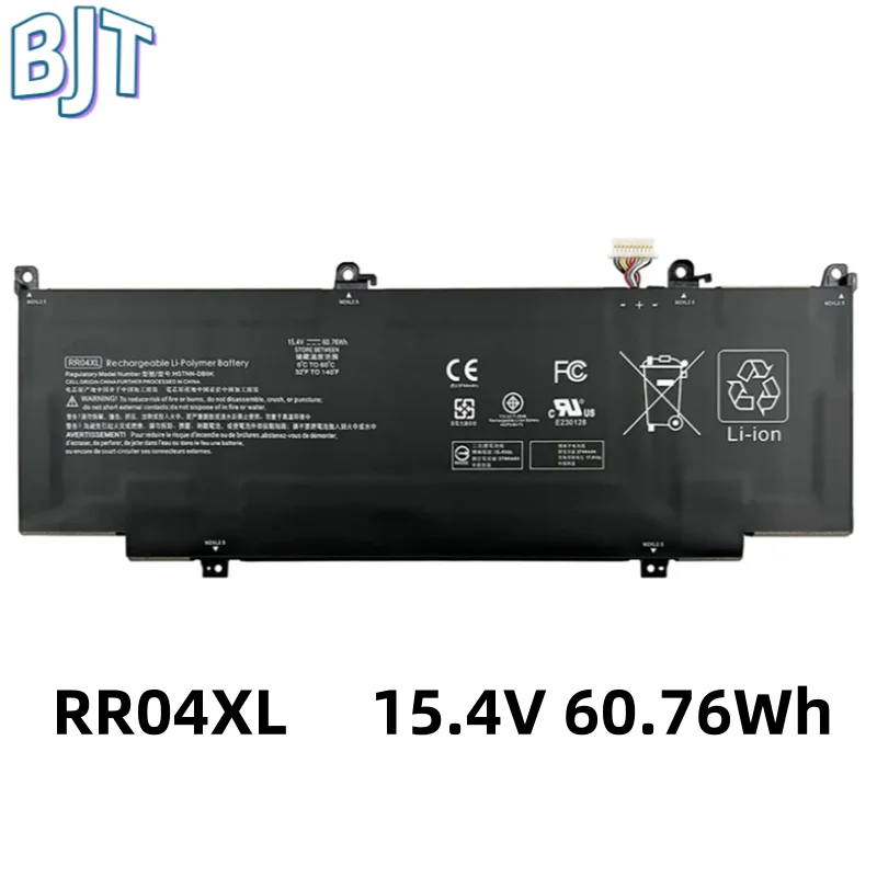 

Rechargeable 15.4V 60.76Wh RR04XL Laptop Battery For HP Spectre x360 13-AW 13-aw0003nf Series L60373-005 HSTNN-OB1M HSTNN-DB9K