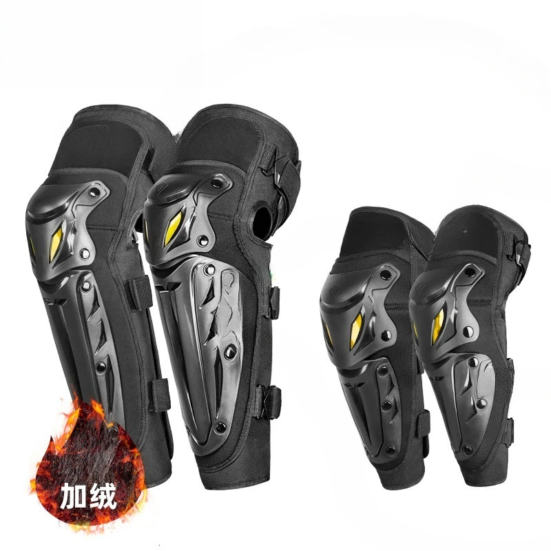 winter-warm-knee-pads-motorcycle-riding-leg-pads-elbow-pads-thickened-windproof-off-road-protective-gear-for-riders