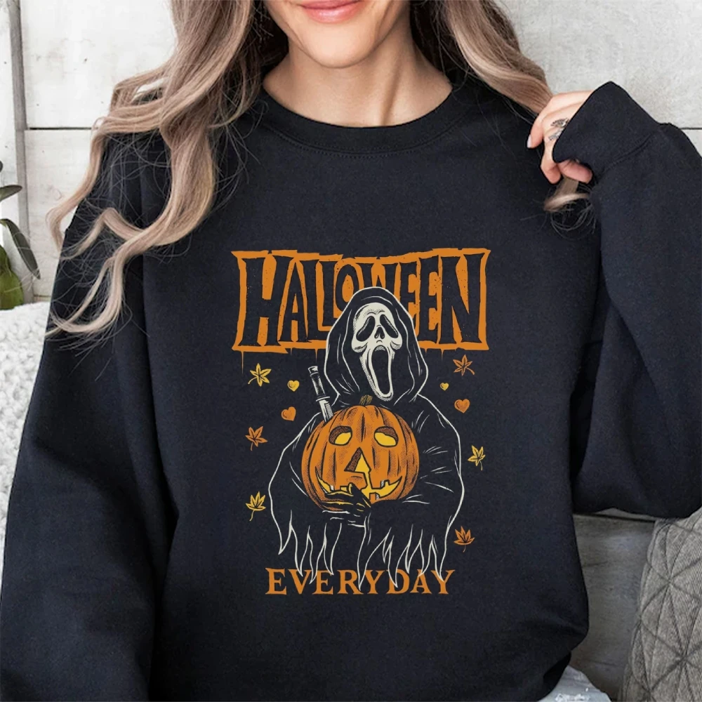 Women Graphic Magic Wizard Sweatshirts Autumn Winter Casual Halloween Sweatshirt Luxury brand Round Neck Long Sleeve Pullovers