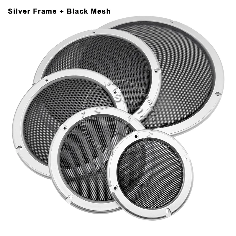 1Pcs For 2"/4"/5"/6.5"/8"/10" Inch Speaker Conversion Net Cover Car Audio Decorative Circle Metal Mesh Grille 01A